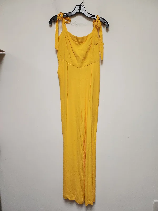 Jumpsuit By Lulus In Yellow, Size: L