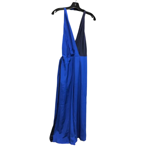 Jumpsuit Designer By Diane Von Furstenberg In Blue, Size: M