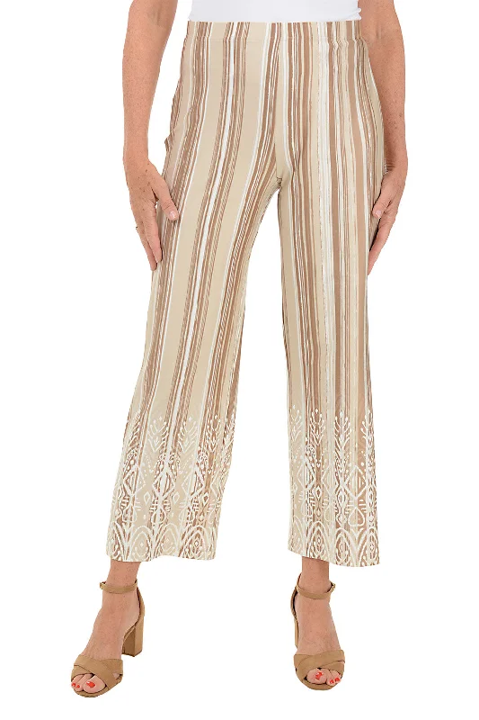 Keep It Natural Striped Palazzo Pant