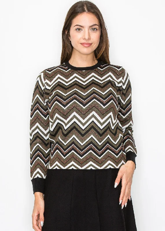 Chevron Wave Sweater