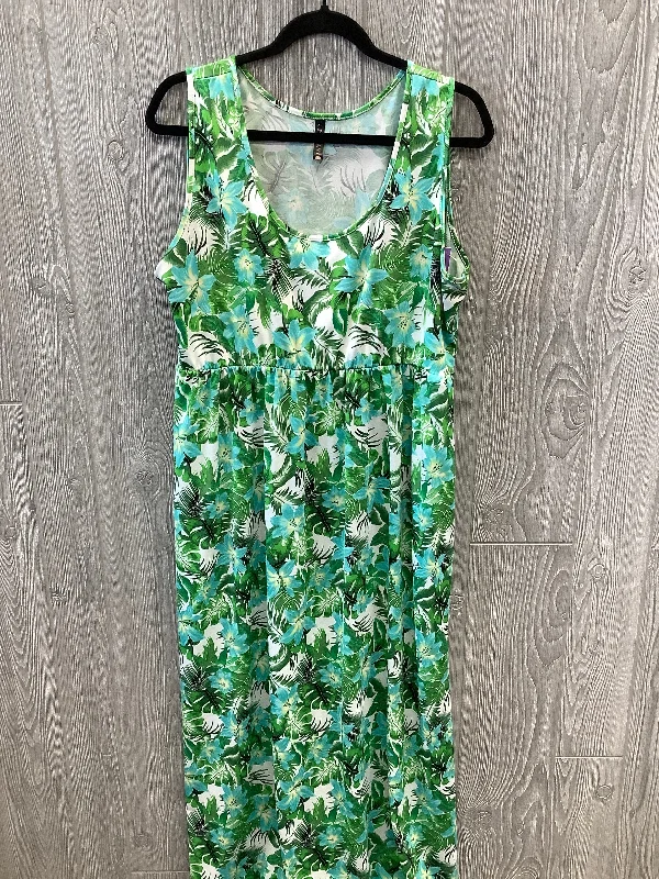 Dress Casual Maxi By Clothes Mentor In Green, Size: Xl